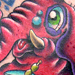 tattoo galleries/ - pink elephant drinkin martini tattoo - 15633